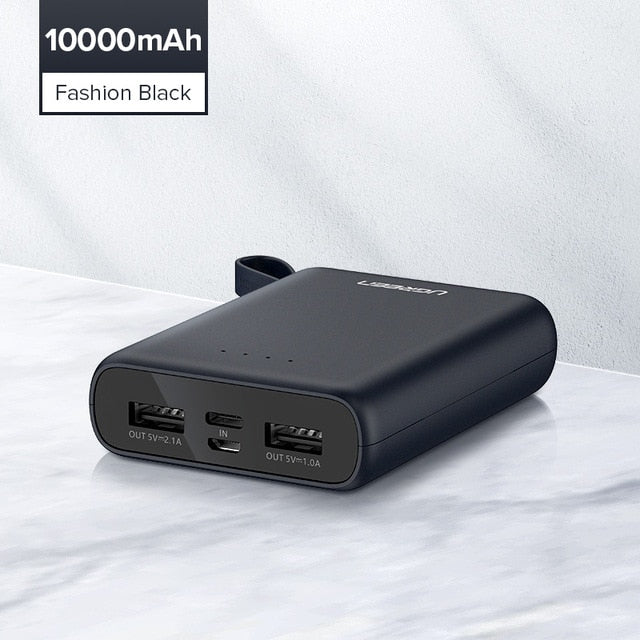 Ugreen Power Bank for Xiaomi Mini Pover Bank 10000mAh Portable External Phone Battery Charger for iPhone X Huawei P20 PoverBank - Amzon World