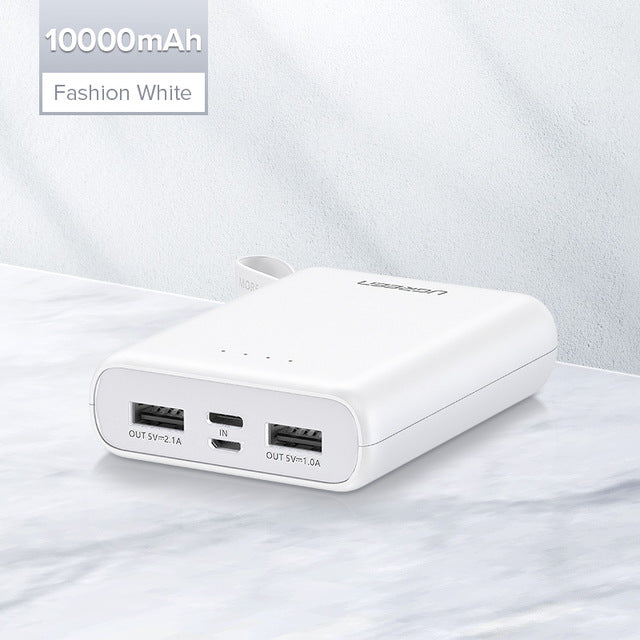 Ugreen Power Bank for Xiaomi Mini Pover Bank 10000mAh Portable External Phone Battery Charger for iPhone X Huawei P20 PoverBank - Amzon World