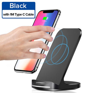 Qi Wireless Charger for iPhone X XS 8 XR Samsung S9 S10 S8 Fast Wireless Charging Dock Station Phone Charger for Xiaomi - Amzon World