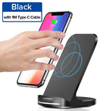 Qi Wireless Charger for iPhone X XS 8 XR Samsung S9 S10 S8 Fast Wireless Charging Dock Station Phone Charger for Xiaomi - Amzon World