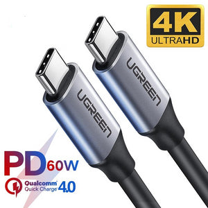 USB 3.1 Type C to USB C Cable for Samsung S9 S8 Note 9 8 60W PD Quick Charge 4.0 USB-C Fast Charger Cable for MacBook Pro - Amzon World