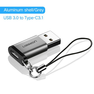 Ugreen USB C Adapter USB 3.0 Male to USB 3.1 Type C Female Type-C Adapter for PC Laptop Samsung Huawei P20 Earphone USB Adapter - Amzon World