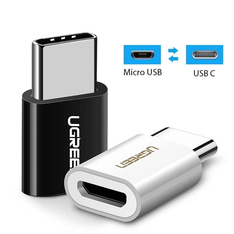 Ugreen USB C OTG Adapter Type C to Micro USB Charger Cable Converter for Macbook Pro Samsung Galaxy S10 S9 Huawei Type-C USB OTG - Amzon World