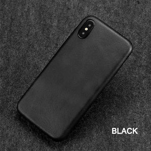Ultra Thin Phone Cases For iPhone 6S 6 7 8 Plus XS Max Cover Leather Skin Soft TPU Silicone Case For iPhone XR X Shell - Amzon World