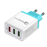 Universal 18 W USB Quick charge 3.0 5V 3A for Iphone 7 8  EU US Plug Mobile Phone Fast charger charging for Samsug s8 s9 Huawei - Amzon World
