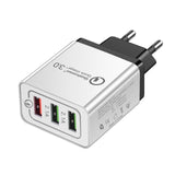 Universal 18 W USB Quick charge 3.0 5V 3A for Iphone 7 8  EU US Plug Mobile Phone Fast charger charging for Samsug s8 s9 Huawei - Amzon World