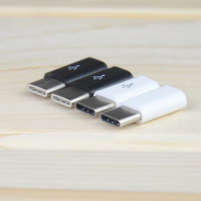 Universal USB 3.1 Type-C Male Connector to Micro USB Female Converter USB-C Data Adapter Type C Device - Amzon World