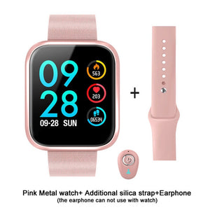 VERYFiTEK P70 Smart Watch Blood Pressure Heart Rate Monitor IP68 Fitness Bracelet Watch Women Men Smartwatch for IOS Android - Amzon World