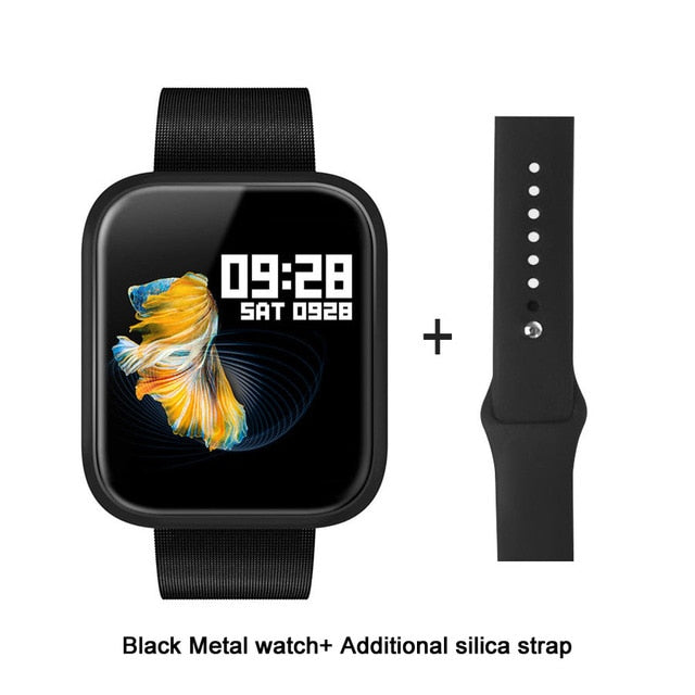 VERYFiTEK P70 Smart Watch Blood Pressure Heart Rate Monitor IP68 Fitness Bracelet Watch Women Men Smartwatch for IOS Android - Amzon World