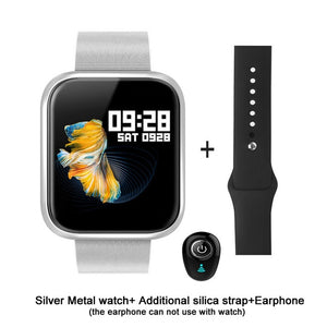 VERYFiTEK P70 Smart Watch Blood Pressure Heart Rate Monitor IP68 Fitness Bracelet Watch Women Men Smartwatch for IOS Android - Amzon World