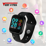 VERYFiTEK P70 Smart Watch Blood Pressure Heart Rate Monitor IP68 Fitness Bracelet Watch Women Men Smartwatch for IOS Android - Amzon World