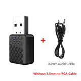 VIKEFON Bluetooth 5.0 Audio Receiver Transmitter Mini Stereo Bluetooth AUX RCA USB 3.5mm Jack For TV PC Car Kit Wireless Adapter - Amzon World