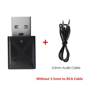 VIKEFON Bluetooth 5.0 Audio Receiver Transmitter Mini Stereo Bluetooth AUX RCA USB 3.5mm Jack For TV PC Car Kit Wireless Adapter - Amzon World