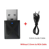 VIKEFON Bluetooth 5.0 Audio Receiver Transmitter Mini Stereo Bluetooth AUX RCA USB 3.5mm Jack For TV PC Car Kit Wireless Adapter - Amzon World