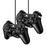 Vibration Joystick Wired USB PC Controller For PC Computer Laptop  For WinXP/Win7/Win8/Win10 For Vista Black Gamepad - Amzon World