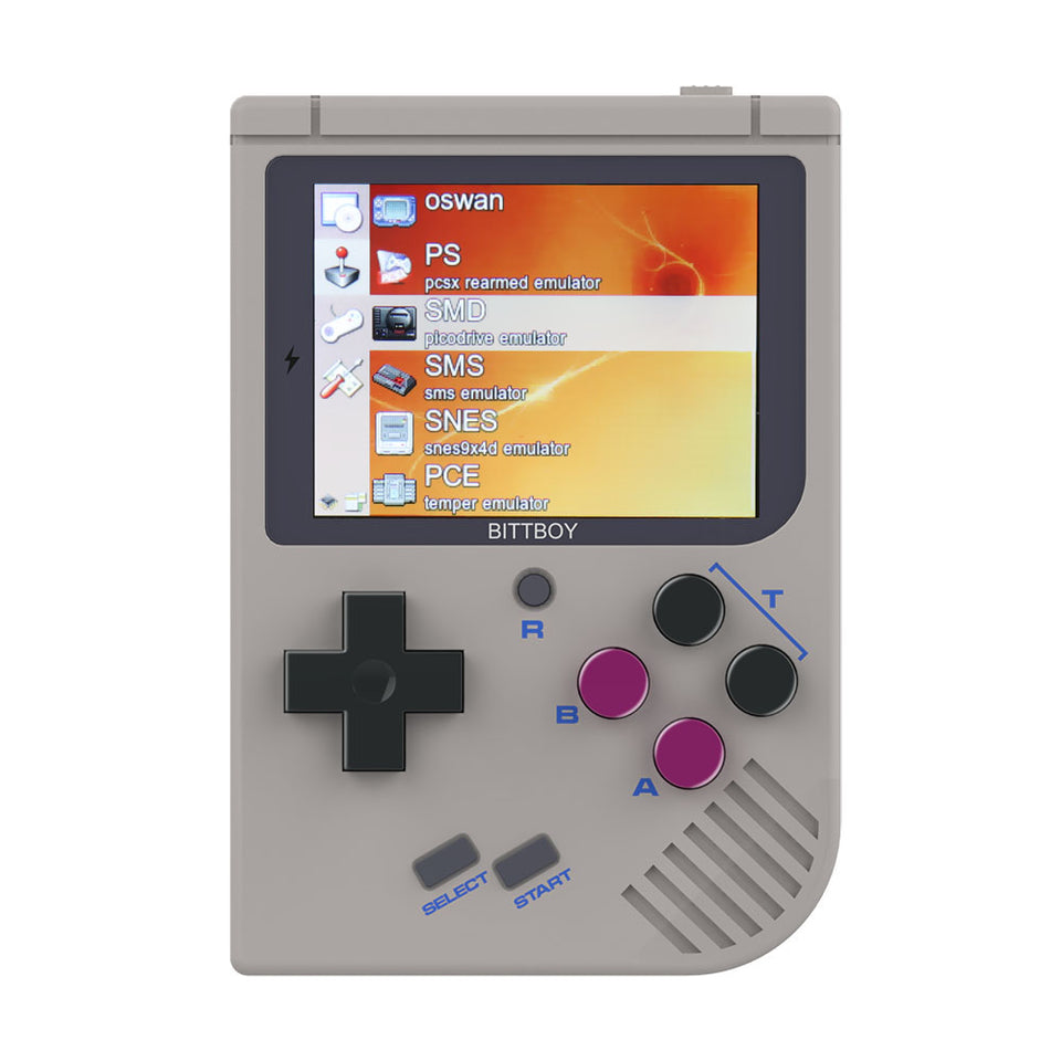 Video Game Console New BittBoy - Version3.5 - Retro Game Handheld Games Console Player Progress Save/Load MicroSD card External - Amzon World