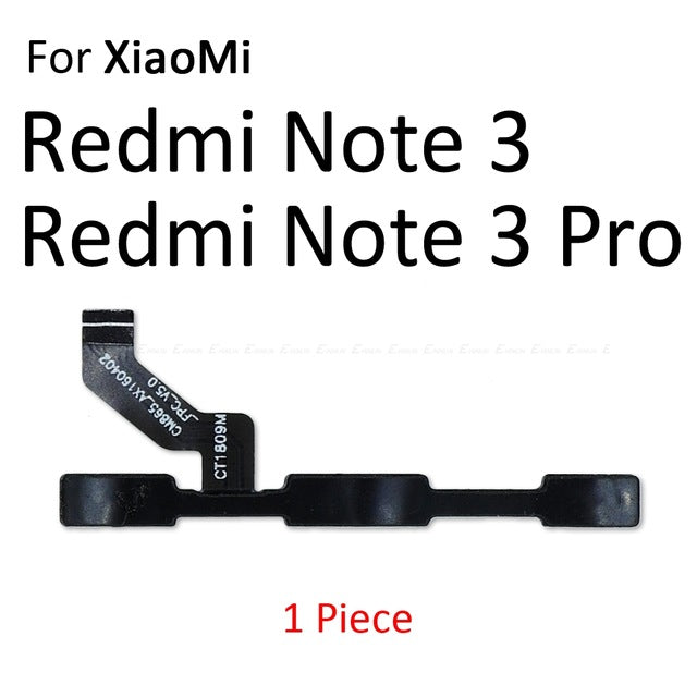 Volume Button Power Switch On Off Button Flex Cable For Xiaomi Redmi 3X 3S 4A Note 7 6 2 5A 6A 5 Plus 4 3 Pro 4X Global - Amzon World