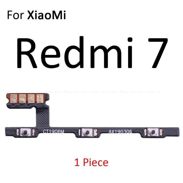 Volume Button Power Switch On Off Button Flex Cable For Xiaomi Redmi 3X 3S 4A Note 7 6 2 5A 6A 5 Plus 4 3 Pro 4X Global - Amzon World