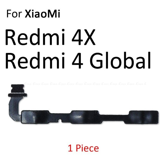 Volume Button Power Switch On Off Button Flex Cable For Xiaomi Redmi 3X 3S 4A Note 7 6 2 5A 6A 5 Plus 4 3 Pro 4X Global - Amzon World