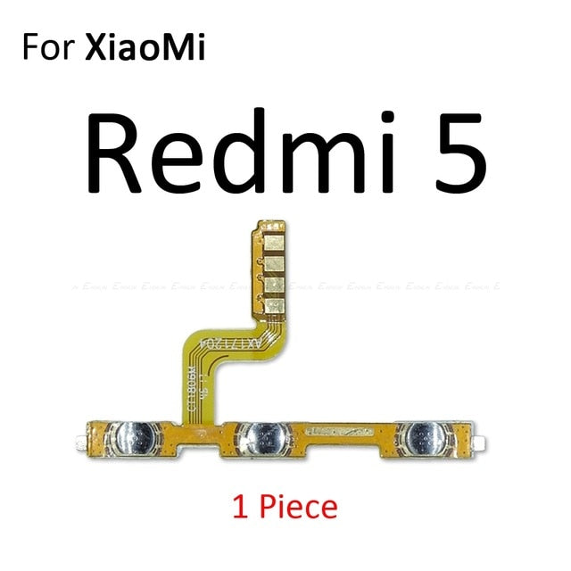 Volume Button Power Switch On Off Button Flex Cable For Xiaomi Redmi 3X 3S 4A Note 7 6 2 5A 6A 5 Plus 4 3 Pro 4X Global - Amzon World