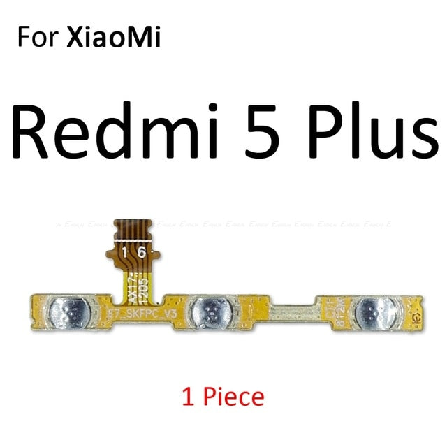 Volume Button Power Switch On Off Button Flex Cable For Xiaomi Redmi 3X 3S 4A Note 7 6 2 5A 6A 5 Plus 4 3 Pro 4X Global - Amzon World