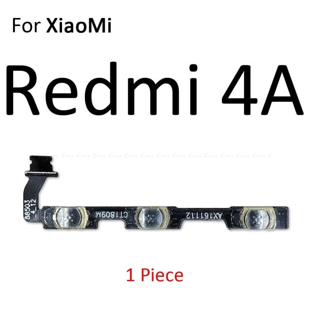 Volume Button Power Switch On Off Button Flex Cable For Xiaomi Redmi 3X 3S 4A Note 7 6 2 5A 6A 5 Plus 4 3 Pro 4X Global - Amzon World