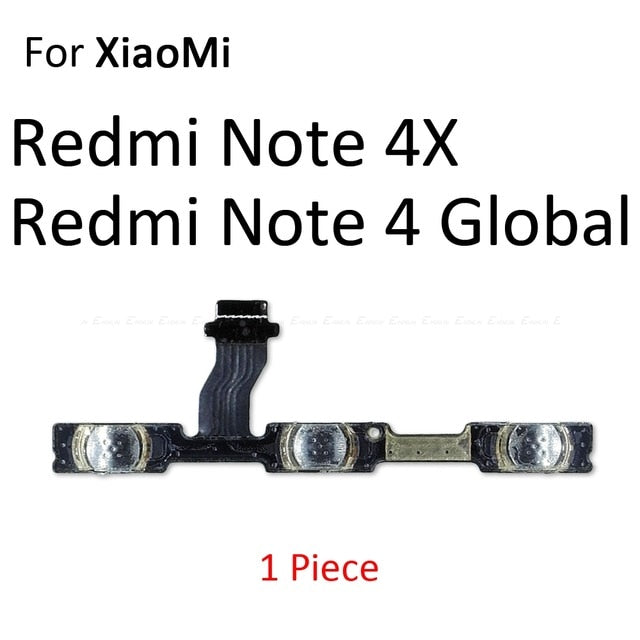 Volume Button Power Switch On Off Button Flex Cable For Xiaomi Redmi 3X 3S 4A Note 7 6 2 5A 6A 5 Plus 4 3 Pro 4X Global - Amzon World