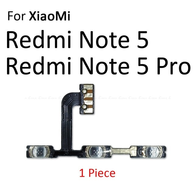 Volume Button Power Switch On Off Button Flex Cable For Xiaomi Redmi 3X 3S 4A Note 7 6 2 5A 6A 5 Plus 4 3 Pro 4X Global - Amzon World