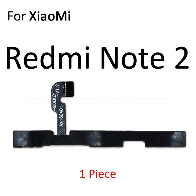 Volume Button Power Switch On Off Button Flex Cable For Xiaomi Redmi 3X 3S 4A Note 7 6 2 5A 6A 5 Plus 4 3 Pro 4X Global - Amzon World