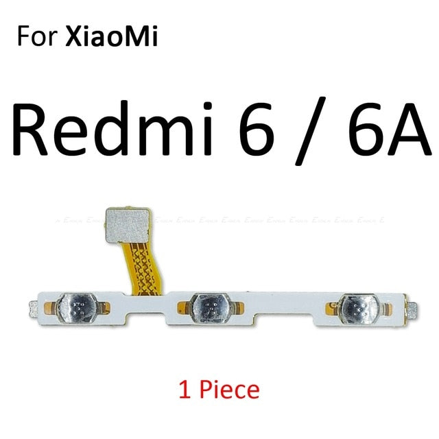 Volume Button Power Switch On Off Button Flex Cable For Xiaomi Redmi 3X 3S 4A Note 7 6 2 5A 6A 5 Plus 4 3 Pro 4X Global - Amzon World