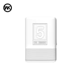 WK 5000mAh Portable Charger Slim Mini Power Bank 18650 Powerbank External Battery for Xiaomi Power Bank iPhone X Bateria Externa - Amzon World