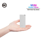 WK Power Bank Mini 10000mah Portable Charger Powerbank for iPhone Xiaomi Mi Power Bank External Battery Pack Poverbank Solar - Amzon World