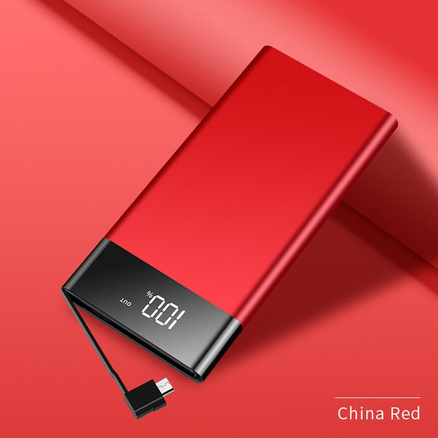 Waterproof Portable Power Bank 30000 MAh for All Xiaomi Smart Phone Battery Powerbank Fast Charging External Battery LED LCD - Amzon World