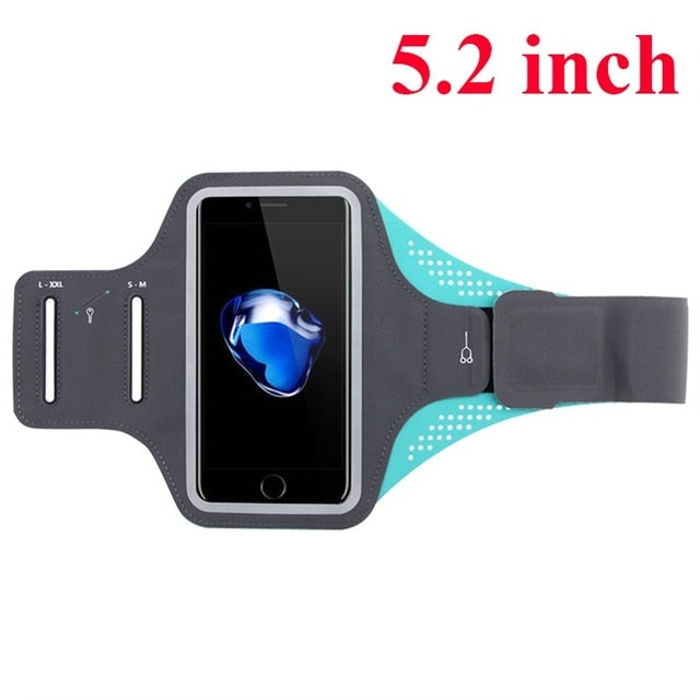 Waterproof Sports Armband Phone Case For iPhone 6 7 8 X For Samsung For Huawei Universal Sport Phone Case Arm Band Running - Amzon World