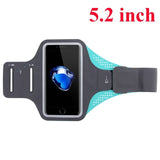 Waterproof Sports Armband Phone Case For iPhone 6 7 8 X For Samsung For Huawei Universal Sport Phone Case Arm Band Running - Amzon World