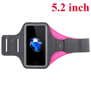 Waterproof Sports Armband Phone Case For iPhone 6 7 8 X For Samsung For Huawei Universal Sport Phone Case Arm Band Running - Amzon World