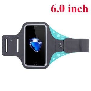 Waterproof Sports Armband Phone Case For iPhone 6 7 8 X For Samsung For Huawei Universal Sport Phone Case Arm Band Running - Amzon World