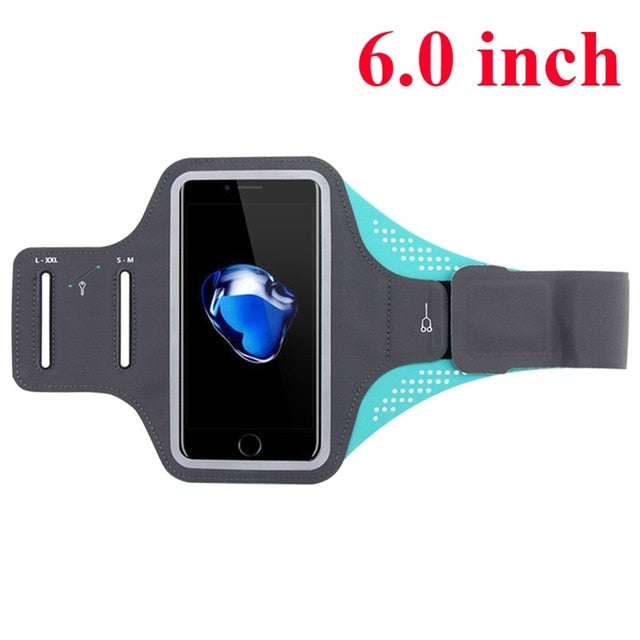 Waterproof Sports Armband Phone Case For iPhone 6 7 8 X For Samsung For Huawei Universal Sport Phone Case Arm Band Running - Amzon World