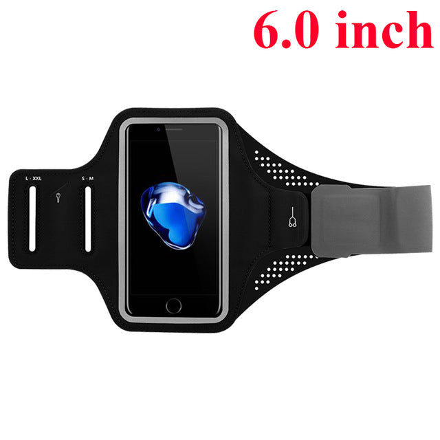 Waterproof Sports Armband Phone Case For iPhone 6 7 8 X For Samsung For Huawei Universal Sport Phone Case Arm Band Running - Amzon World