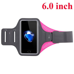 Waterproof Sports Armband Phone Case For iPhone 6 7 8 X For Samsung For Huawei Universal Sport Phone Case Arm Band Running - Amzon World