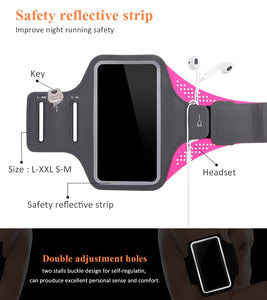 Waterproof Sports Armband Phone Case For iPhone 6 7 8 X For Samsung For Huawei Universal Sport Phone Case Arm Band Running - Amzon World