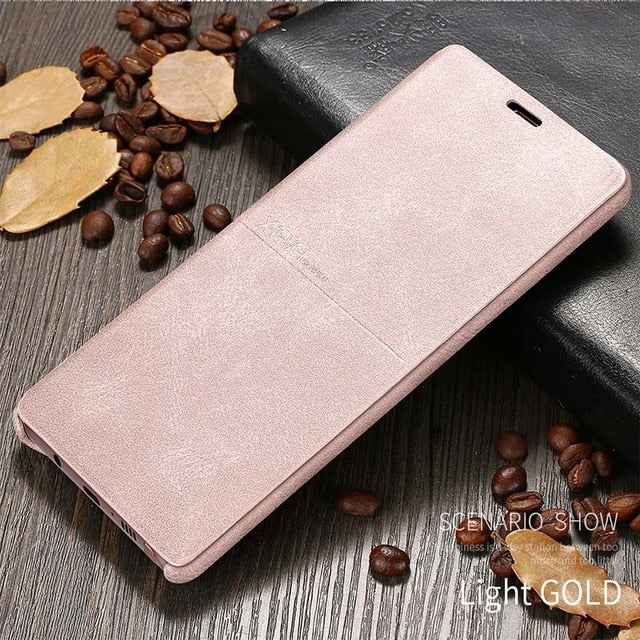 X-Level Luxury top Quality Retro Classic Flip Leather Case For Samsung Galaxy S8 S7 Edge S10e plus Note 9 8 note 7 5 flip cover - Amzon World