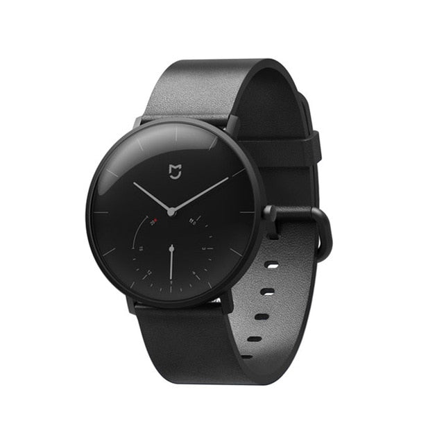 XIAOMI Mi Mijia QUARTZ Smart Watch Life Waterproof with Double Dials Alarm Sport Sensor Pedometer Time Leather Band Mi Home APP - Amzon World