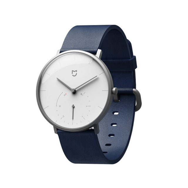 XIAOMI Mi Mijia QUARTZ Smart Watch Life Waterproof with Double Dials Alarm Sport Sensor Pedometer Time Leather Band Mi Home APP - Amzon World