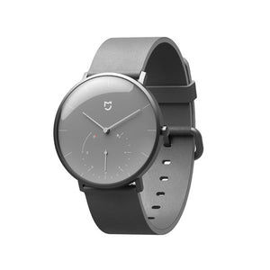 XIAOMI Mi Mijia QUARTZ Smart Watch Life Waterproof with Double Dials Alarm Sport Sensor Pedometer Time Leather Band Mi Home APP - Amzon World