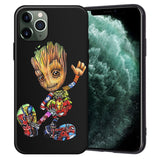 XIX for Funda iPhone 11 Pro Case 5 5S 6 6S 7 8 Plus X XS Max Tattoo Cartoon for Cover iPhone 7 Case Soft TPU for iPhone XR Case - Amzon World