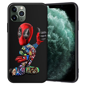 XIX for Funda iPhone 11 Pro Case 5 5S 6 6S 7 8 Plus X XS Max Tattoo Cartoon for Cover iPhone 7 Case Soft TPU for iPhone XR Case - Amzon World