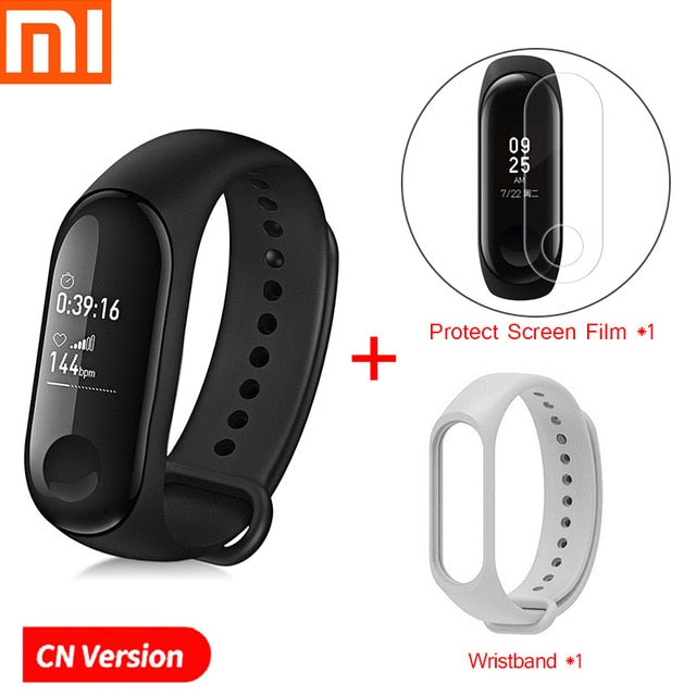 Xiaomi Mi Band 3 Fitness Tracker Waterproof Sport Smart Band Bracelet Heart Rate Smart Wristband OLED Smartband For Android IOS - Amzon World