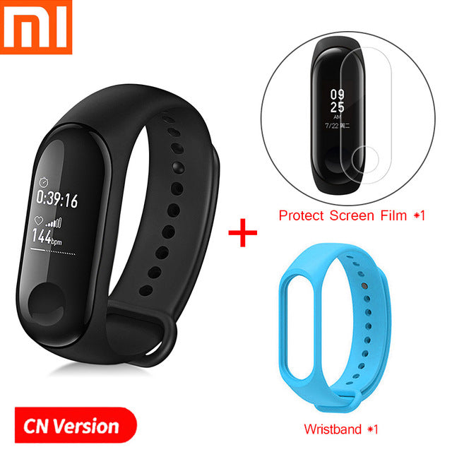 Xiaomi Mi Band 3 Fitness Tracker Waterproof Sport Smart Band Bracelet Heart Rate Smart Wristband OLED Smartband For Android IOS - Amzon World