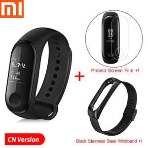 Xiaomi Mi Band 3 Fitness Tracker Waterproof Sport Smart Band Bracelet Heart Rate Smart Wristband OLED Smartband For Android IOS - Amzon World